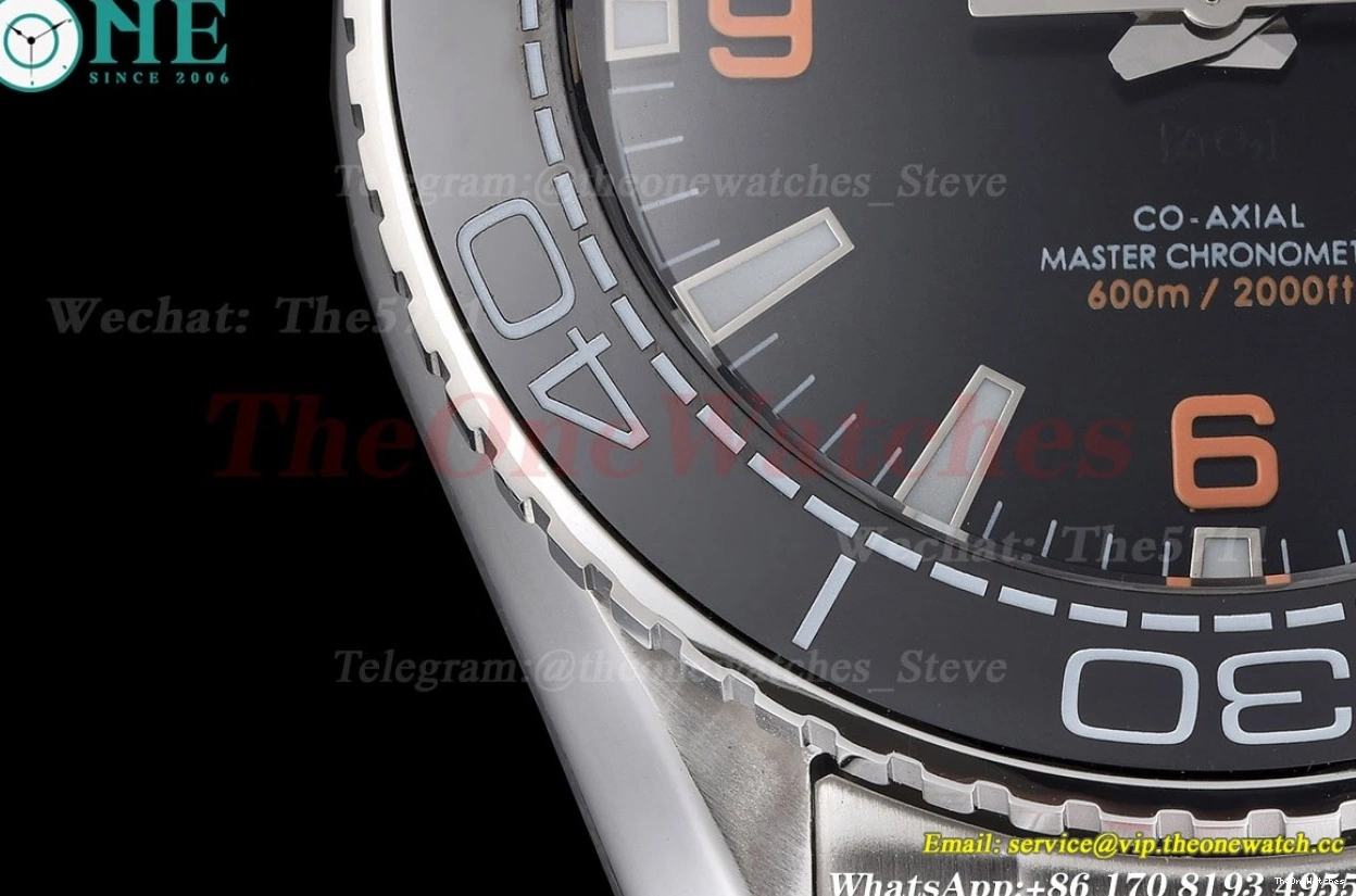 SS SS Dial Seamaster GDF Black MY8215 43mm 600m Oyster 0226